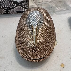 Judith Leiber Gold and Silver Duck Mini Bag